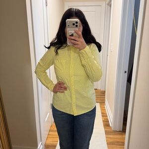 J. Crew Yellow Button Down Shirt